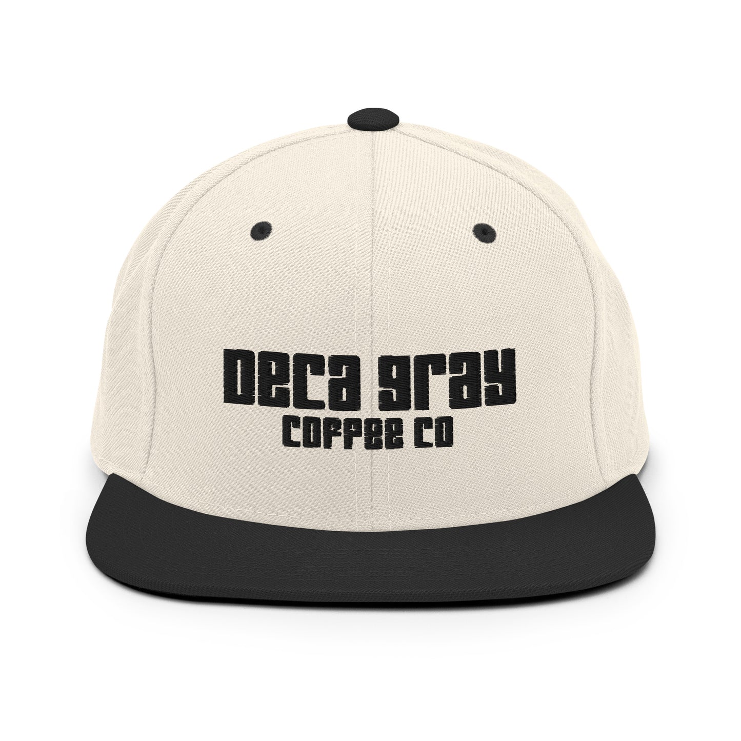 Deca Gray Coffee Snapback Hat